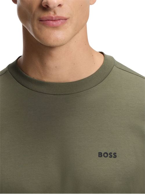 T-shirt in cotone stretch Boss Green | 50506373257